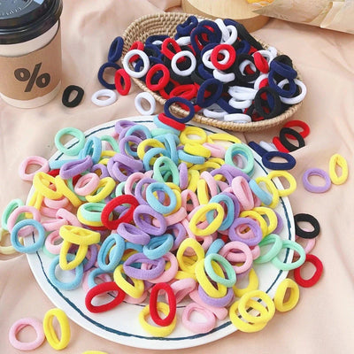 Colorful Kids Elastic Hair Bands - 20/50pcs Set