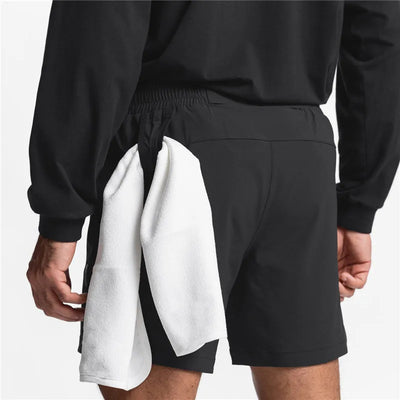 Shorts de course pour hommes à séchage rapide