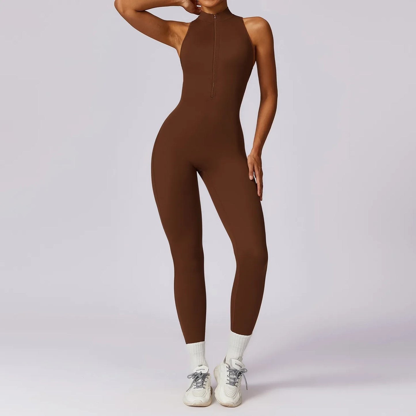 ZipFit Yoga Jumpsuit : Ensemble de vêtements de sport pour femmes