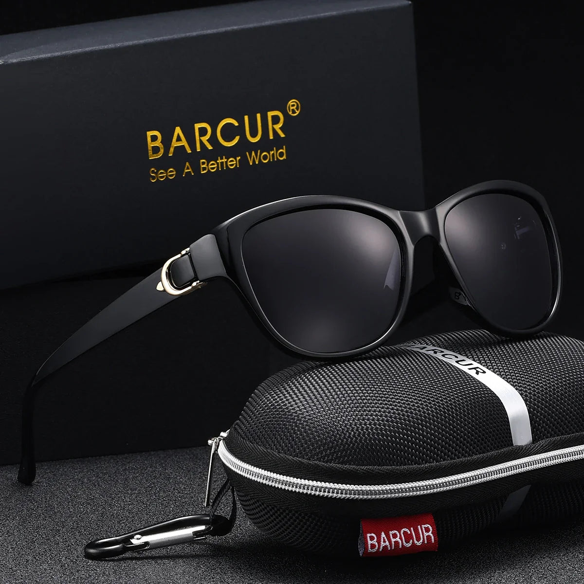 Gafas de sol de moda para hombres BARCUR polarizadas - Protección UV400 elegante