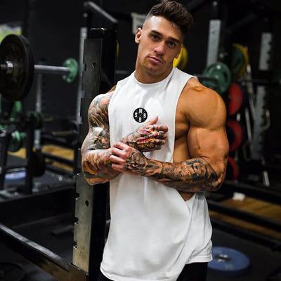 Men's Low Cut Fitness Tank - Unrestricted Movement
