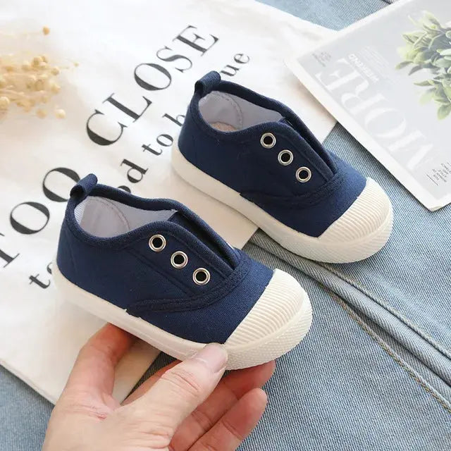 Flat Bottom Over Strapped Toddler Sneakers