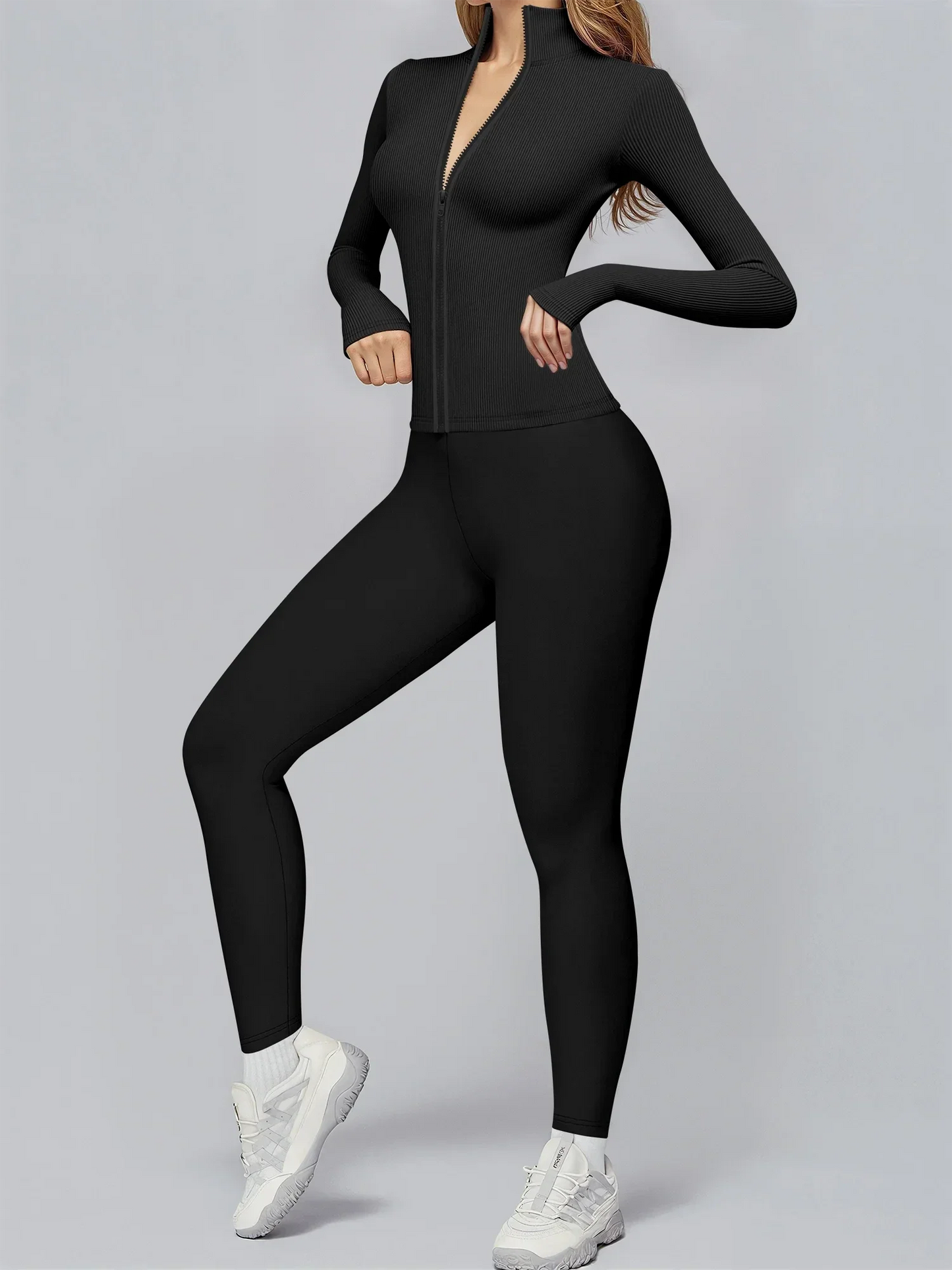 Conjunto de Ropa Activa Ribeteado Premium
