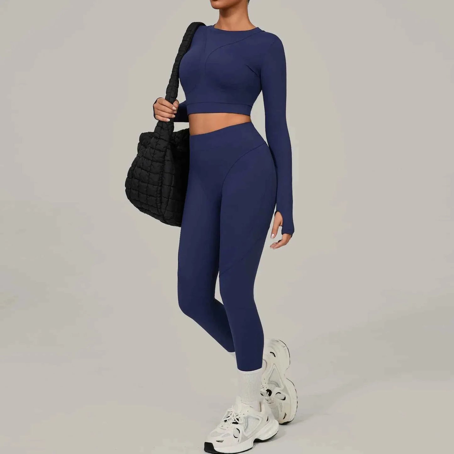 Ensemble de sport seamless taille haute pour yoga XP160