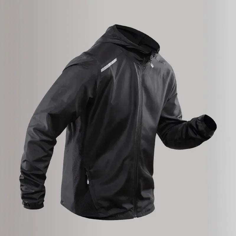 Veste de course à capuche premium
