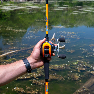 Ultimate Reaction Tackle Fishing Rod & Baitcasting Reel Combo - Big Bite Edition