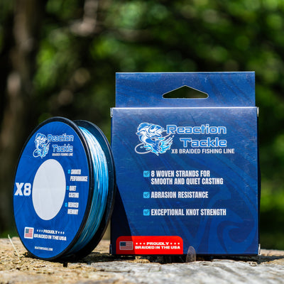 Reaction Tackle USA-Made 8X Braided Fishing Line