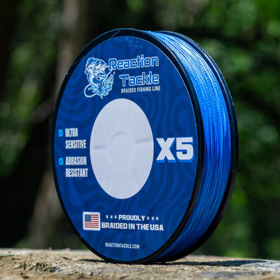 Premium USA-Made Braided Fishing Line - 5X Strength