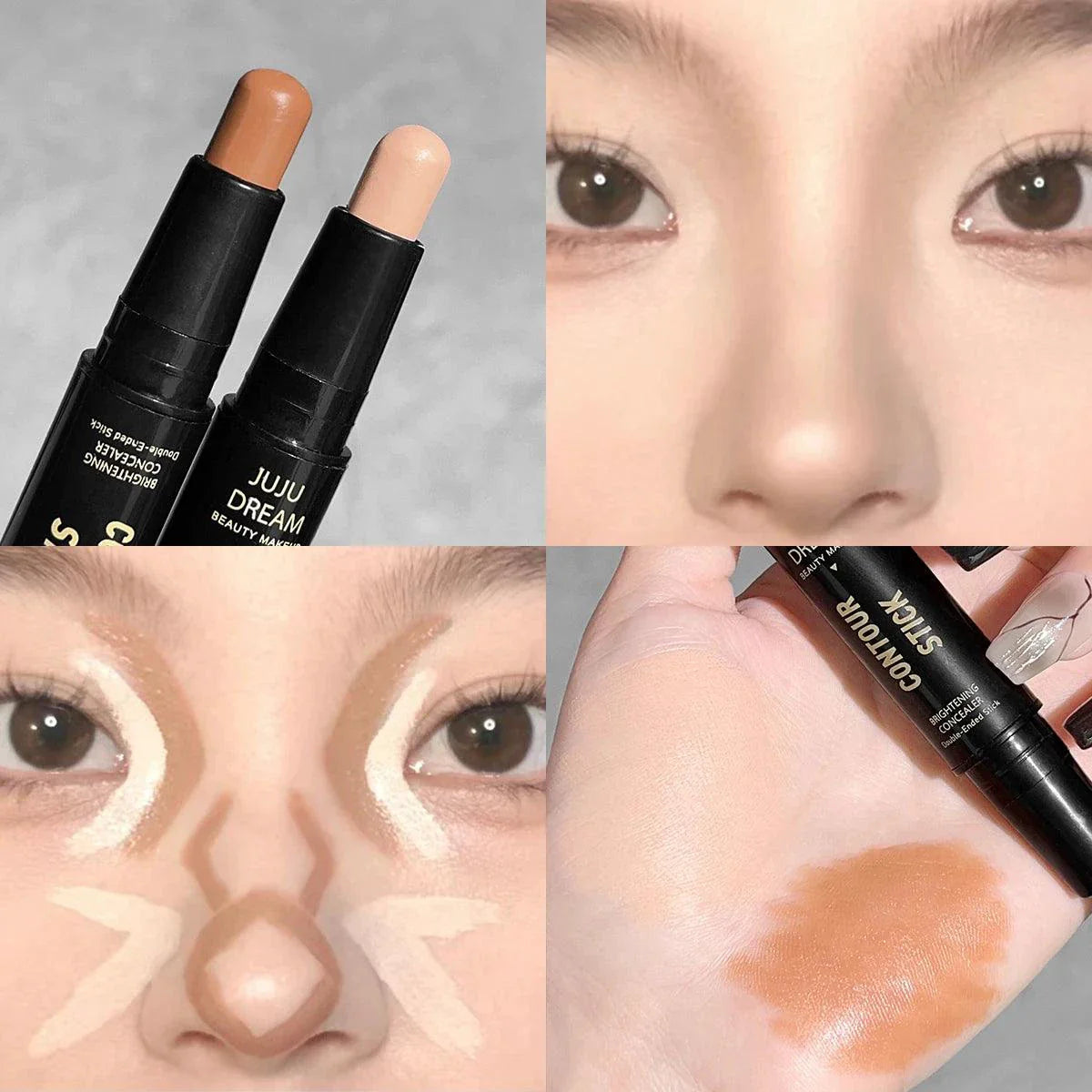 Dual Purpose Highlight Trimming Stick for Sculpting & Brightening