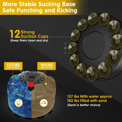 HomeBoxing Pro: Suction Stand & Gloves Set