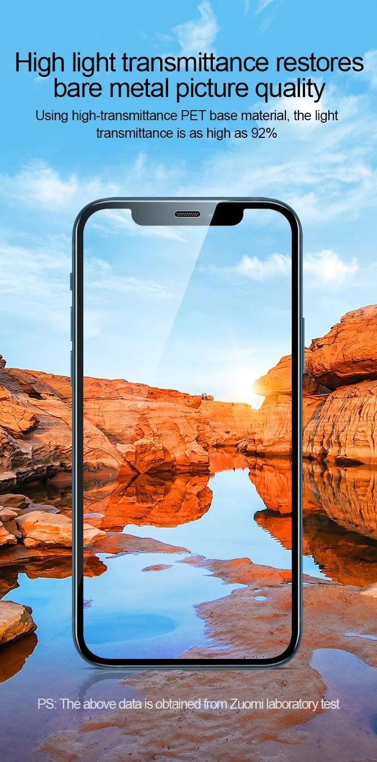 4PCS Protecteurs d'écran en verre trempé premium pour iPhone
