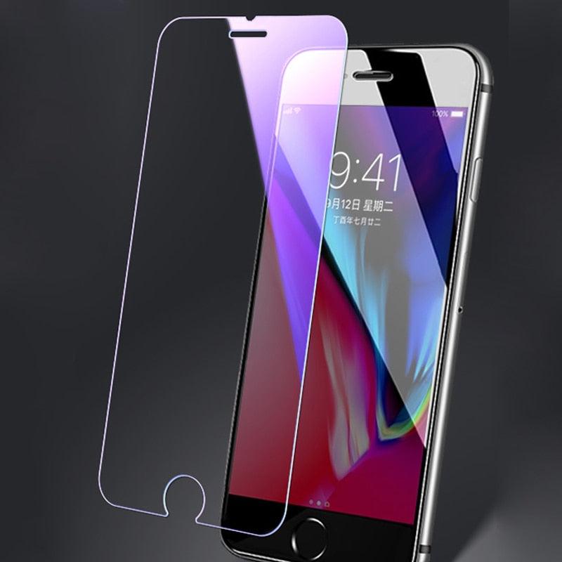 Protector de Pantalla de Vidrio Templado Anti Luz Azul en Paquete de 2 para iPhone