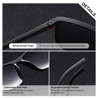 BARCUR Trendy White Pink Polarized Sunglasses for Women