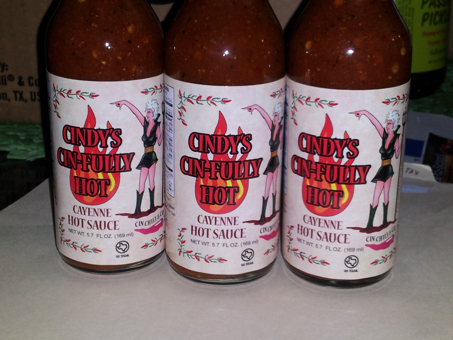 Cindy’s Cin-Fully Hot Hot Sauce – Bold & Fiery Gourmet Heat