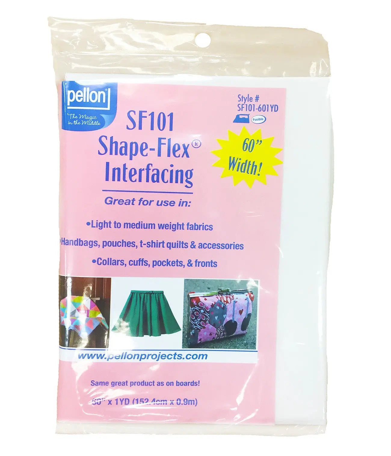 Interfacing SF101 ShapeFlex 60in x 1yd Blanco