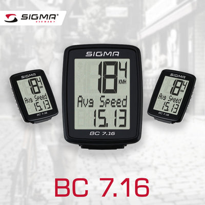 SIGMA BC 7.16 Wireless Bicycle Computer