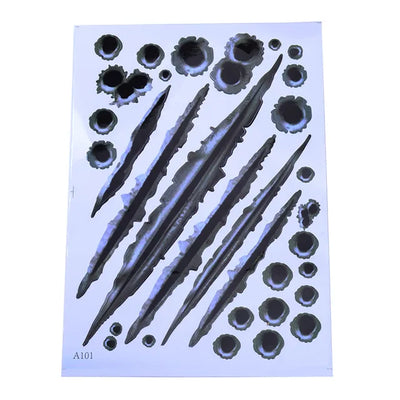 3D Bullet Hole Car Stickers - Realistic Waterproof Decals