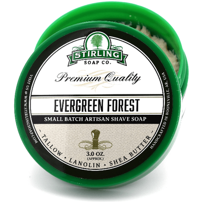 Collection de rasage Evergreen Forest de Stirling Soap Co.