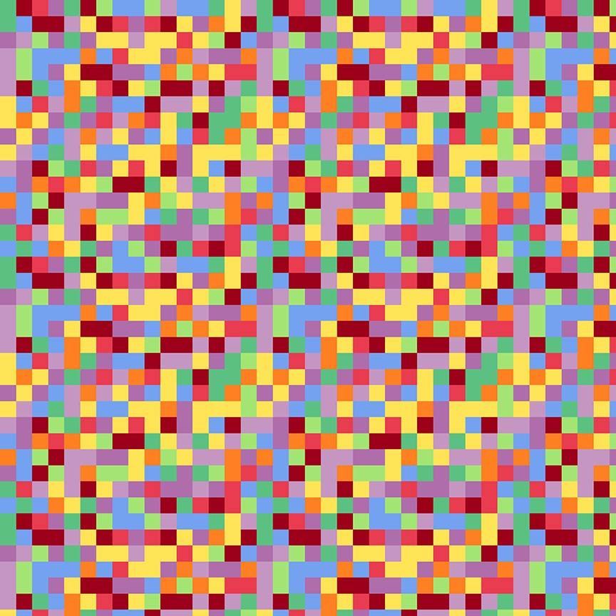 Tela de Algodón Pixel Camo Multi - 44"/45" por Yarda