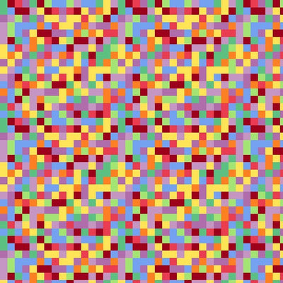 Pixel Camo Multi Cotton Fabric - 44"/45" Per Yard