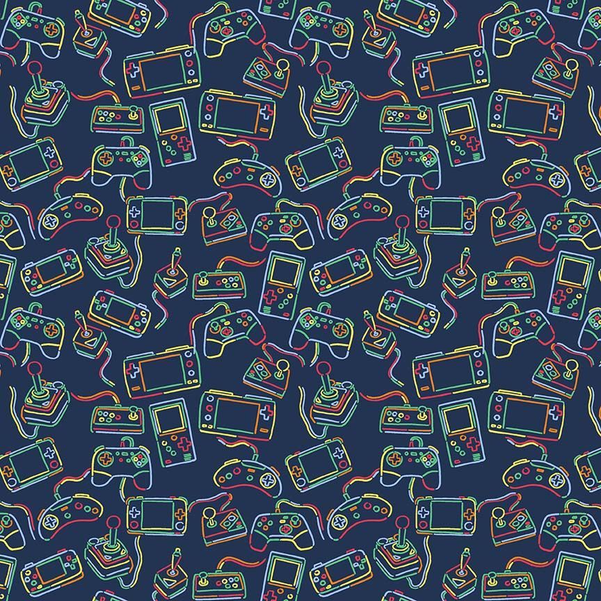 Console Yourself Cotton Fabric - 44"/45" Per Yard
