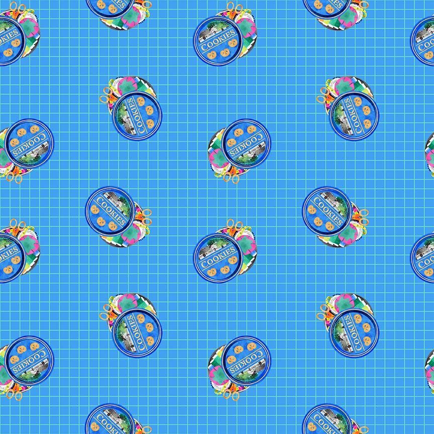 Tissu en coton Oceanic Cookies - 44"/45" par yard