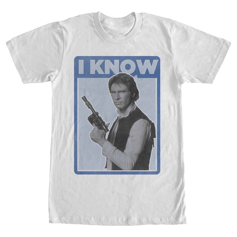 T-shirt pour hommes avec citation de Han Solo de Star Wars