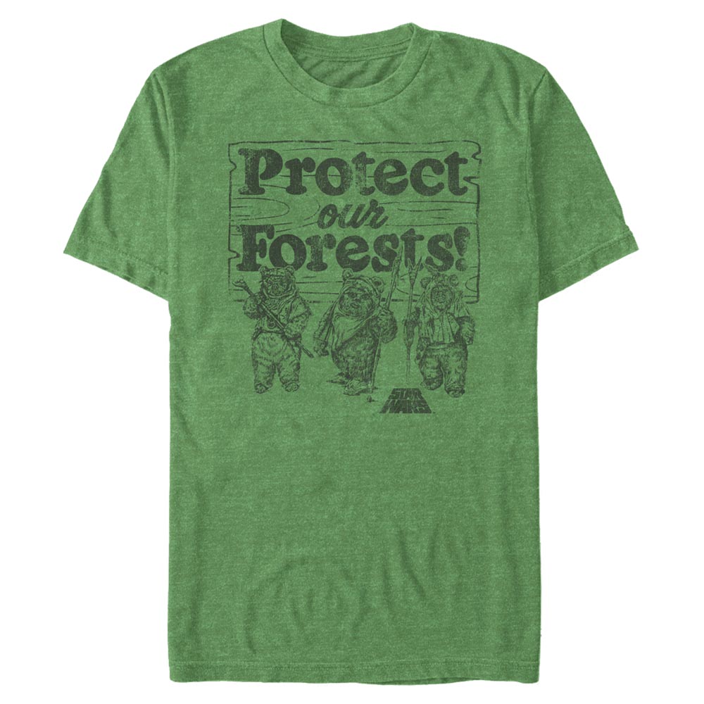 T-shirt pour hommes Star Wars Protégez notre forêt