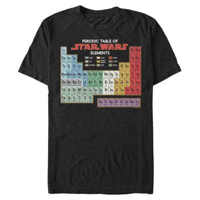 T-shirt pour hommes Star Wars Tableau Périodique