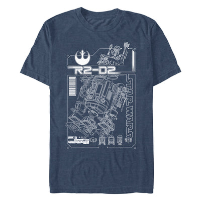 Men's Star Wars R2-D2 Schematic T-Shirt