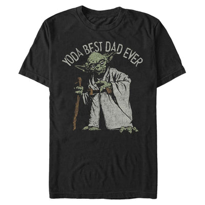 Men's Star Wars Yoda Best Dad Ever T-Shirt