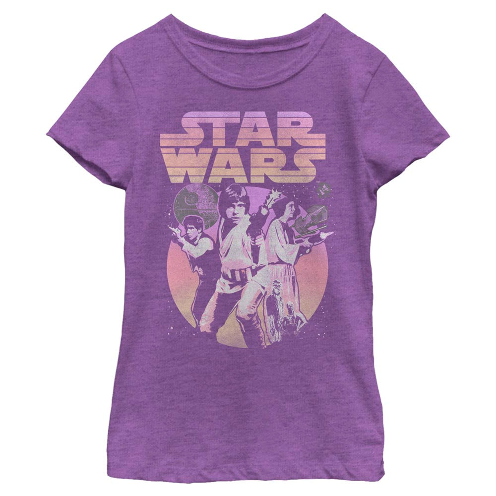 Camiseta Clásica Trio de Star Wars para Niñas