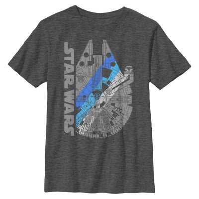 T-shirt Star Wars 2 Fast 2 Falcon pour garçon