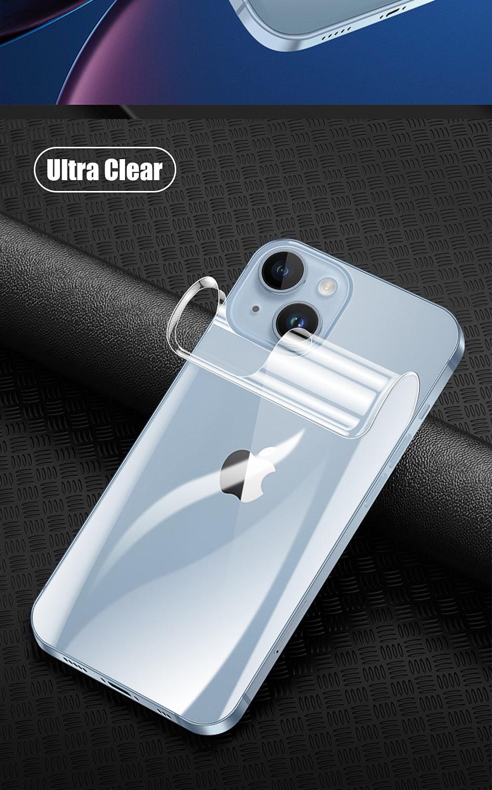 Premium Full Cover Back Film for iPhone Models