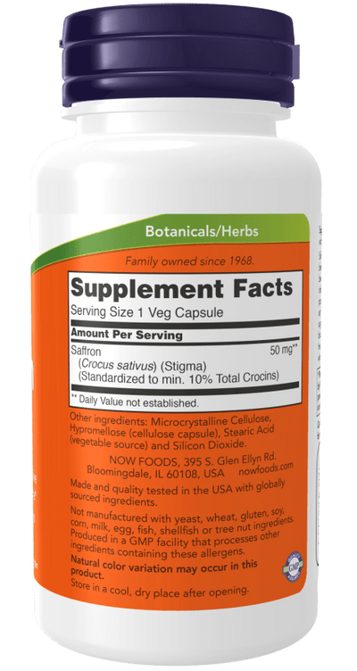 Premium Saffron Extract 50mg for Mood Enhancement - Korvel