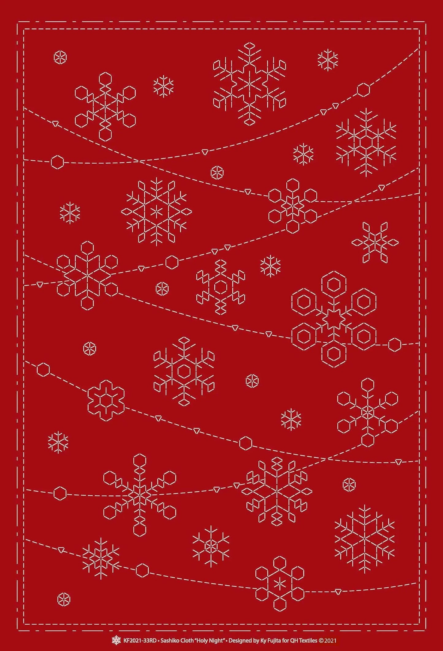 Sashiko Cloth Holy NightRD - Premium Printable Cotton