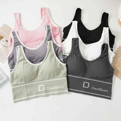 Soutien-gorge de sport sans couture et sans fil pour femmes grande taille