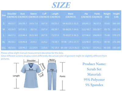 Premium Solid Color Scrubs Pants