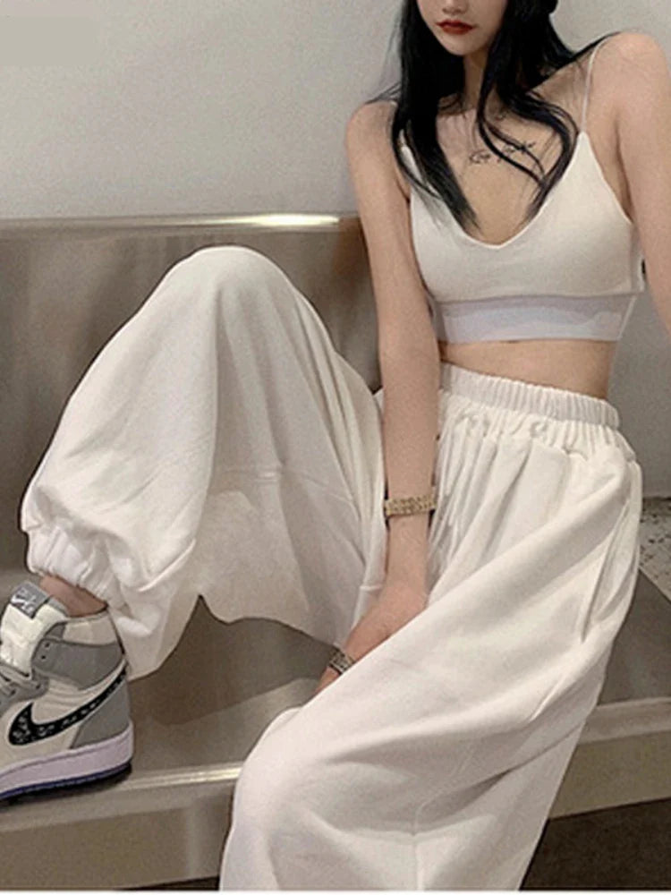 Joggers Blancos Elegantes para Mujeres