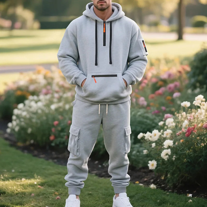 Ensemble de sport FleeceFlex pour hommes automne/hiver