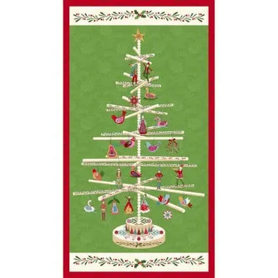 Panneau d'arbre scandinave pour les fêtes
