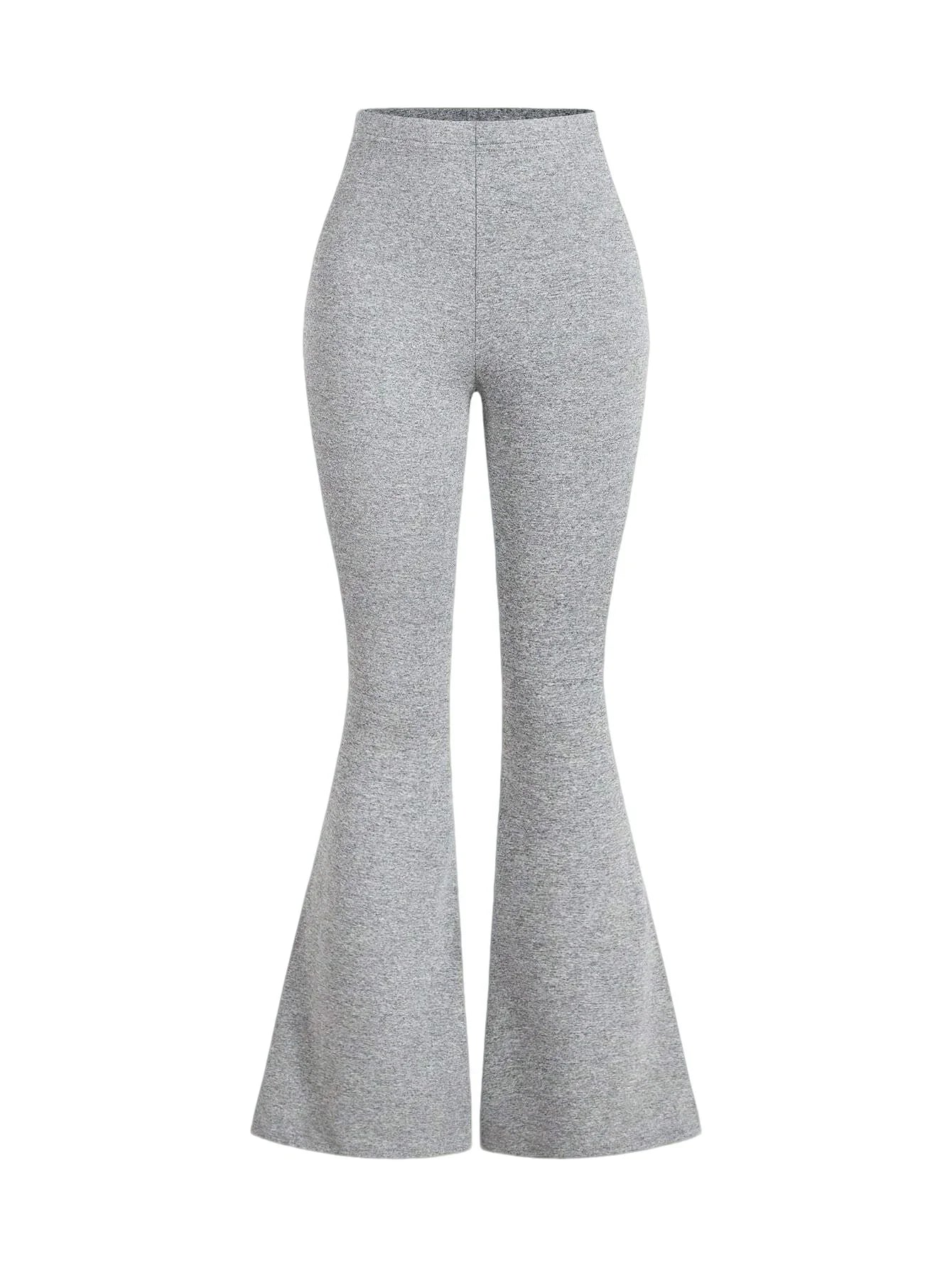 Pantalons de yoga évasés taille haute pour femmes