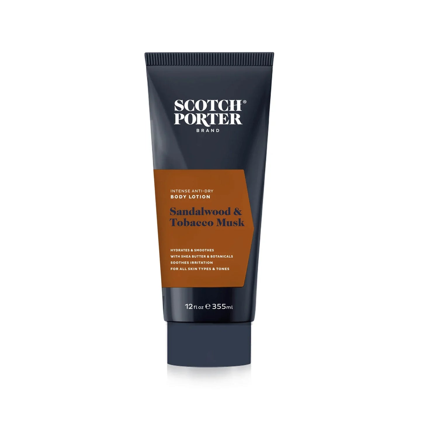 Lotion pour le corps Scotch Porter au bois de santal et musc de tabac 12 oz