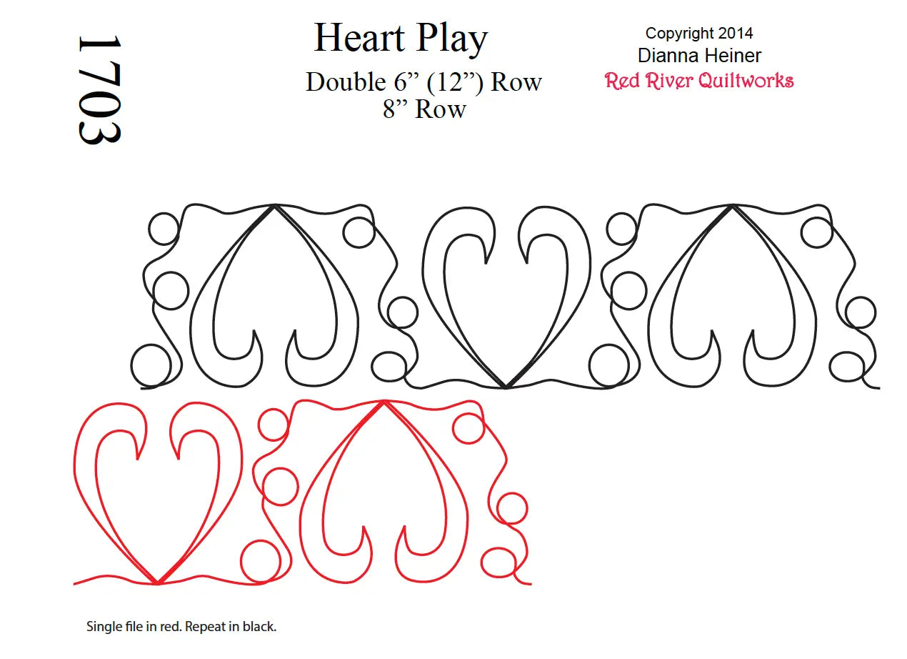 1703 Heart Play Combo Pantographe