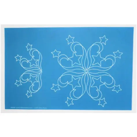 Celestial Star 10" and 8" Block Stencil