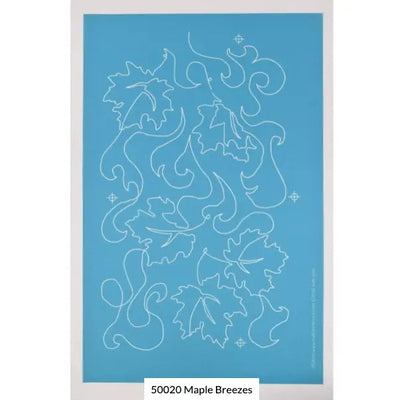 Maple Breezes 8.5" x 14" Craft Stencil