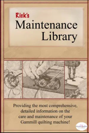 Ricks Maintenance Library for Gammill Machine - Digital Download