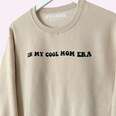 Sudadera Beige Cool Mom Era
