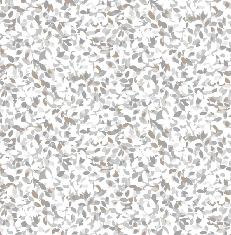 Tela de Algodón de Hoja Manchada Blanca - 108" por Yarda