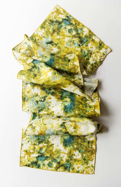 Green Marble Table Runner